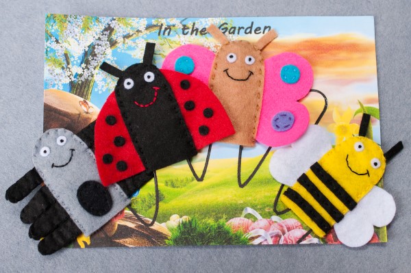 Insect Finger Puppets Set